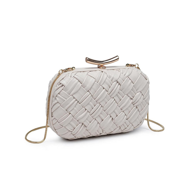 BK Rya Evening Bag in Ivory available at Barbara Katz
