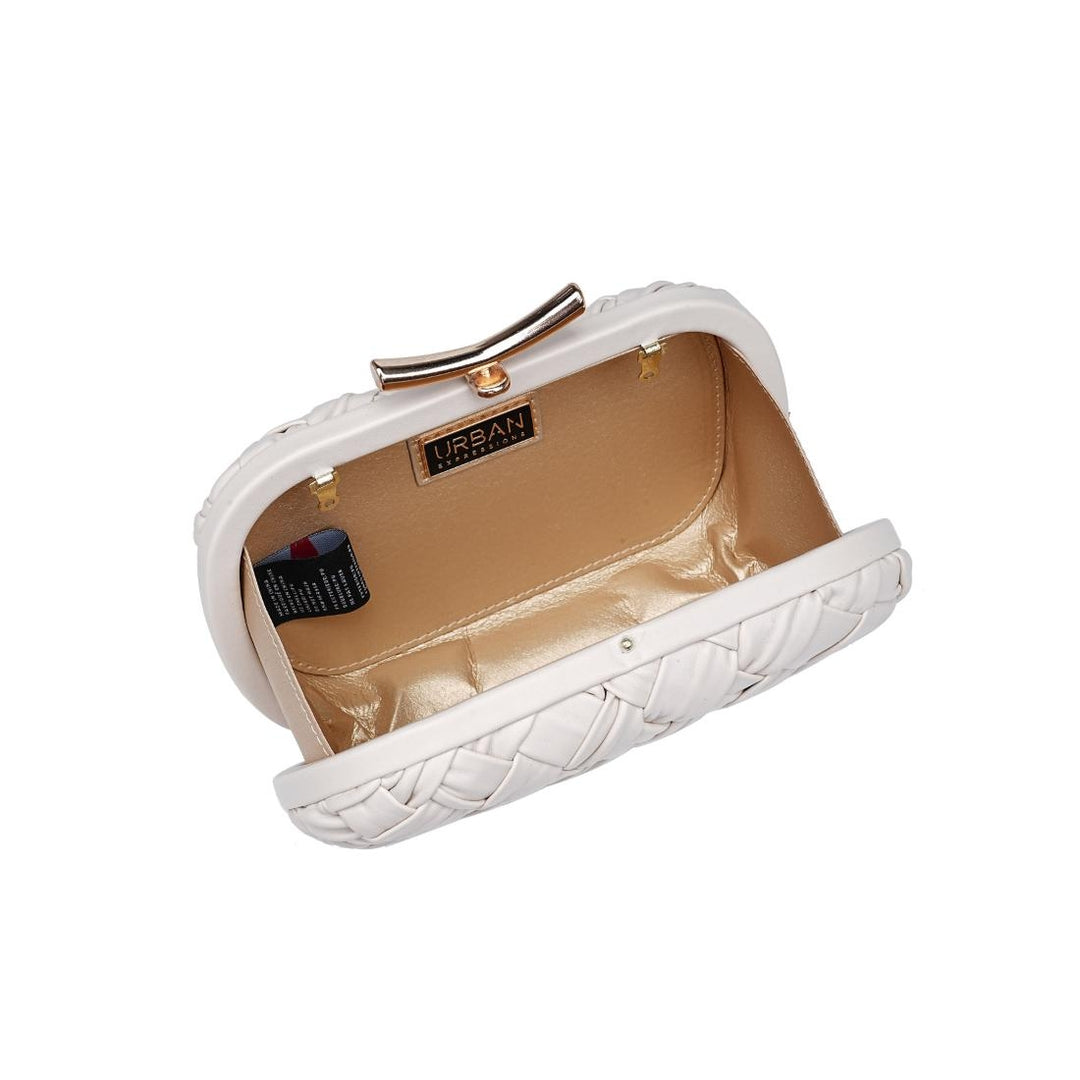 BK Rya Evening Bag in Ivory available at Barbara Katz