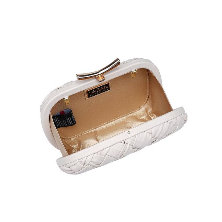 BK Rya Evening Bag in Ivory available at Barbara Katz