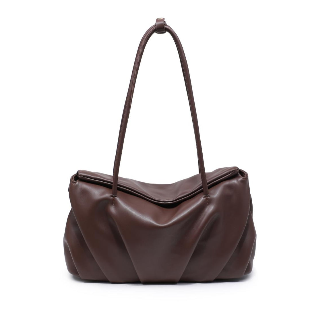 BK Ryker Satchel Bag in Chocolate available at Barbara Katz