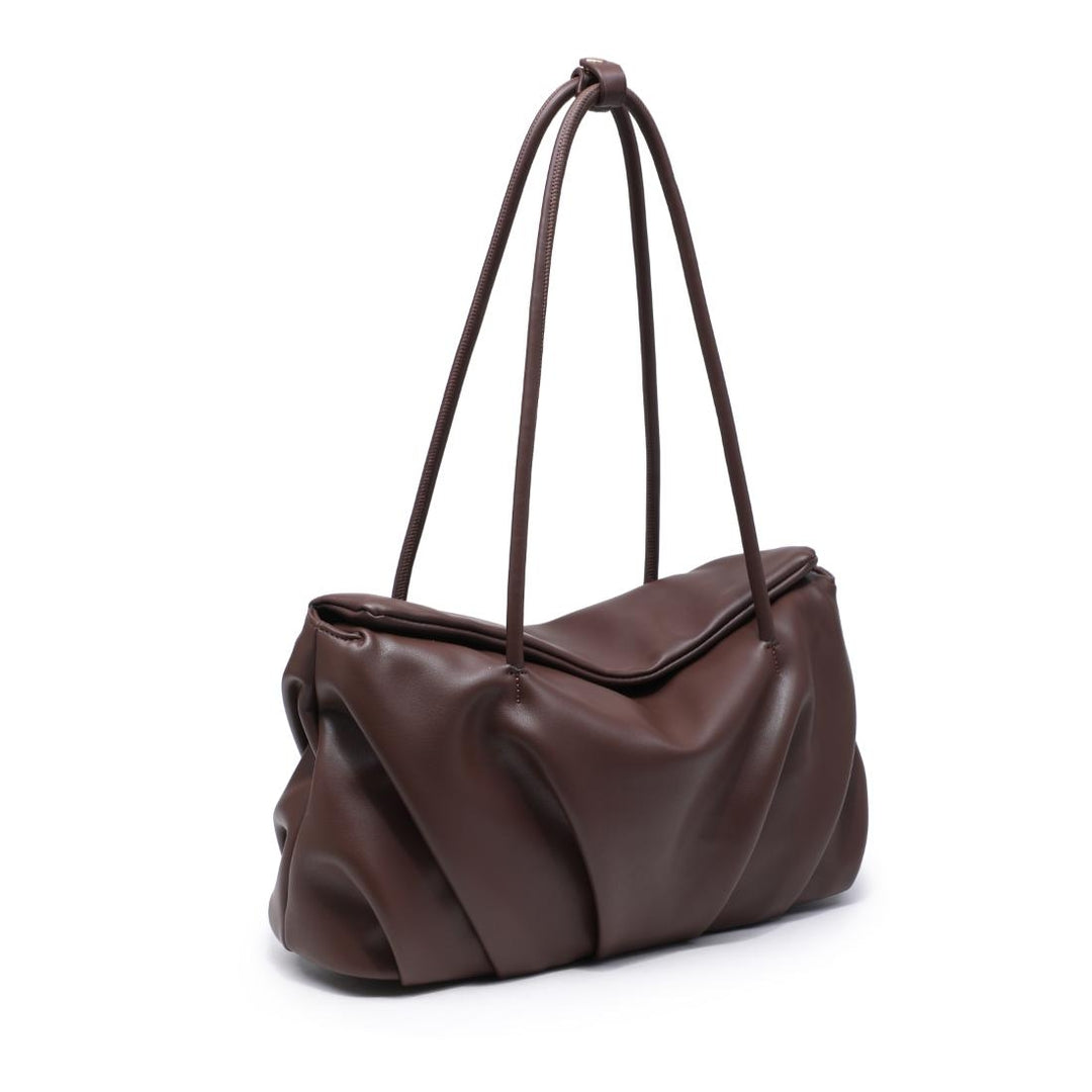 BK Ryker Satchel Bag in Chocolate available at Barbara Katz