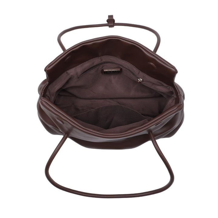 BK Ryker Satchel Bag in Chocolate available at Barbara Katz