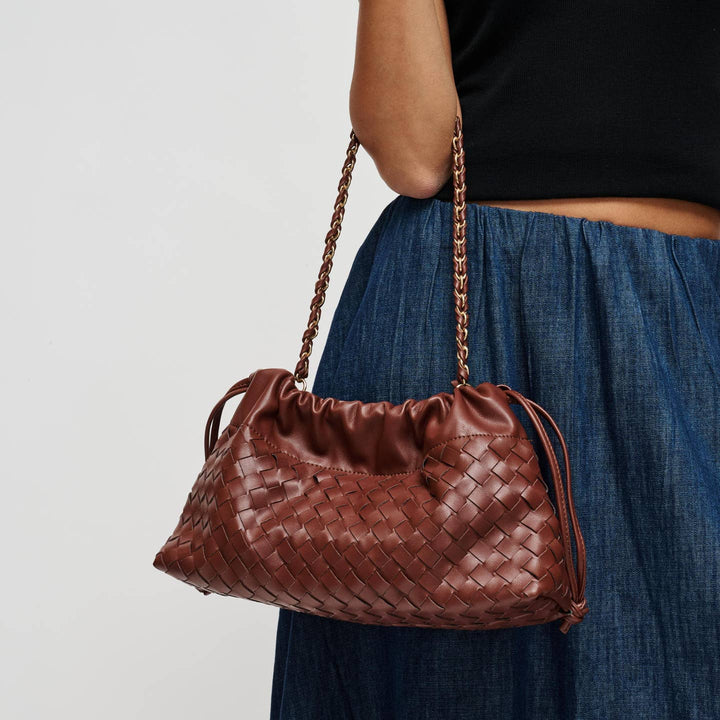 BK Sawyer Shoulder Bag in Brown available at Barbara Katz