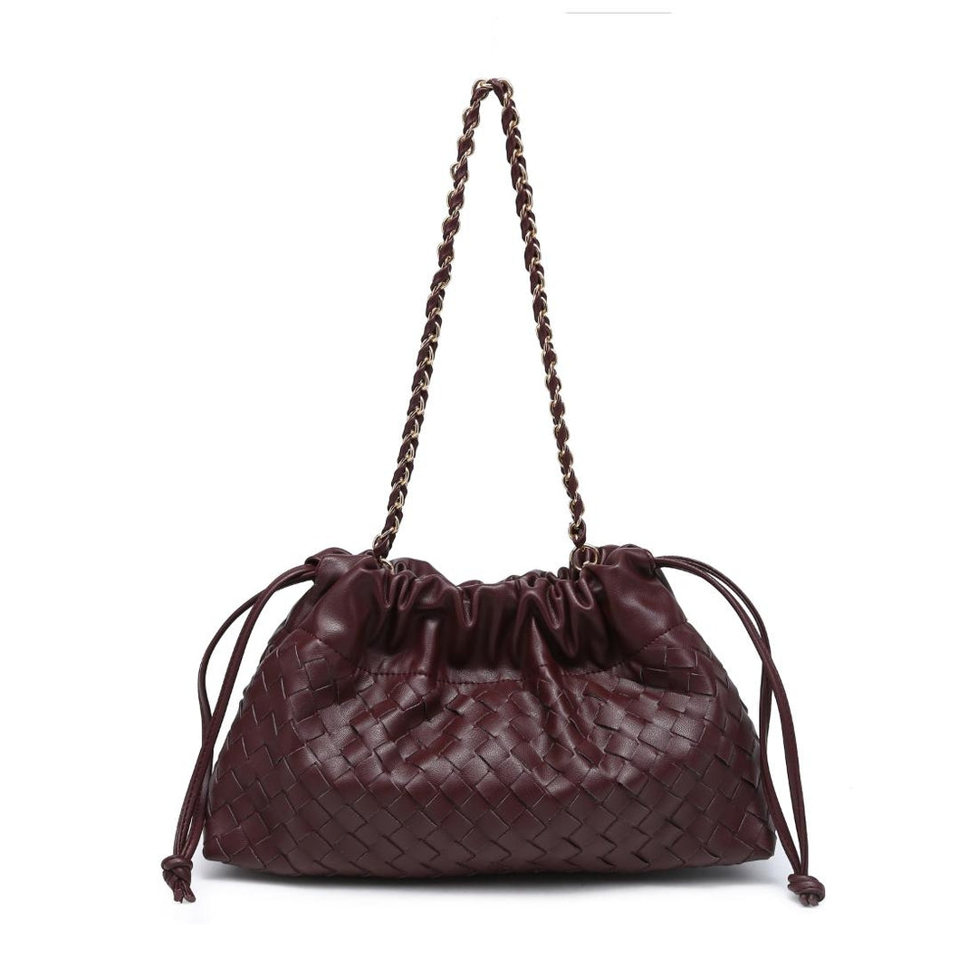 BK Sawyer Shoulder Bag in Burgundy available at Barbara Katz