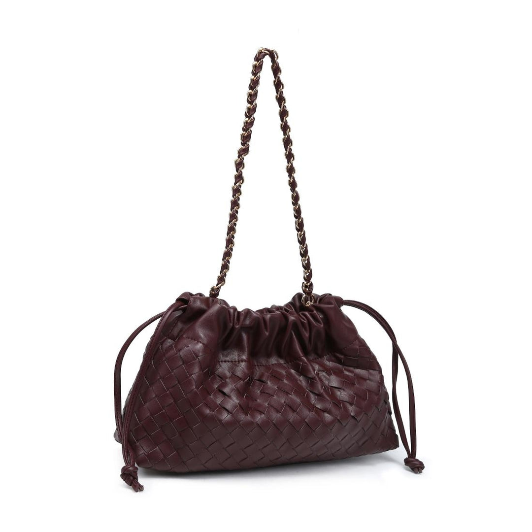 BK Sawyer Shoulder Bag in Burgundy available at Barbara Katz