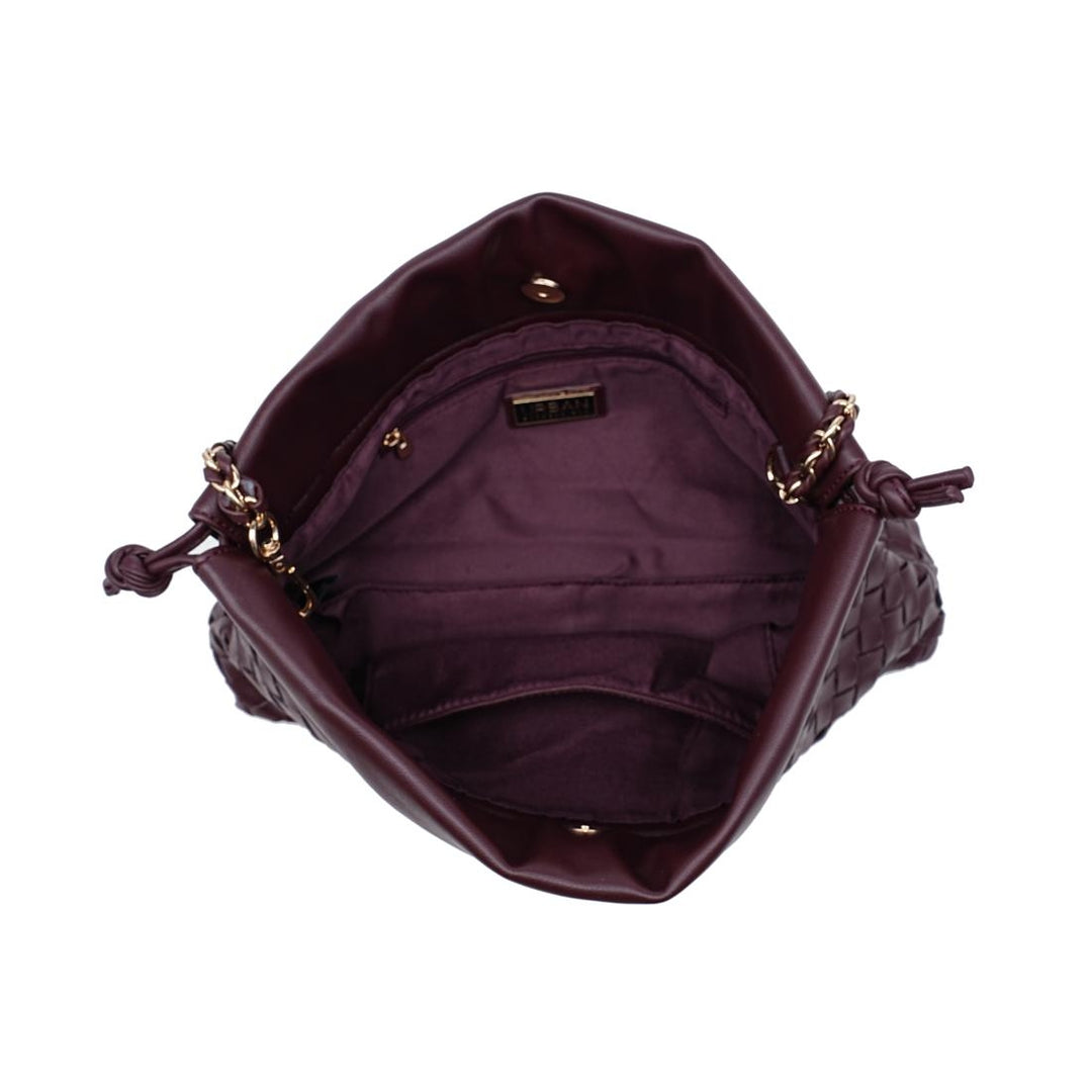 BK Sawyer Shoulder Bag in Burgundy available at Barbara Katz