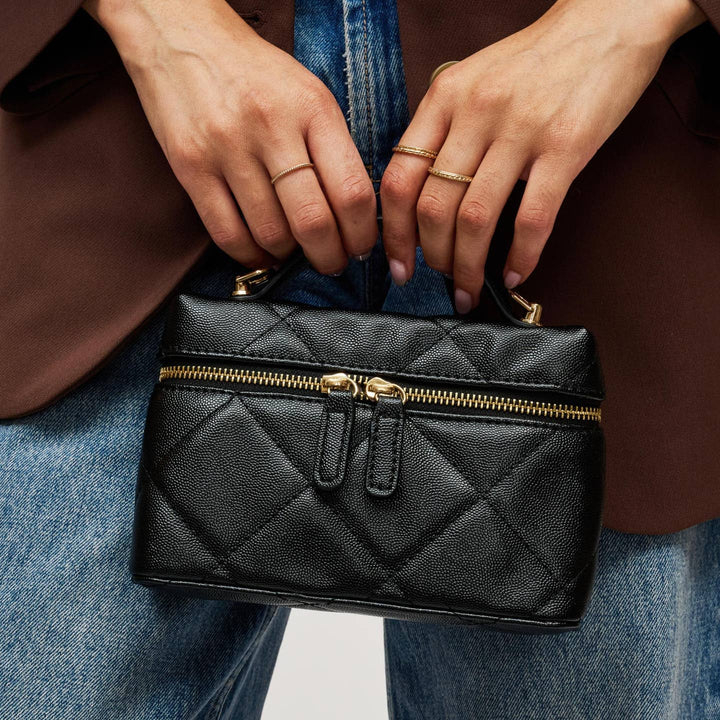 BK Snow Crossbody Bag in Black available at Barbara Katz