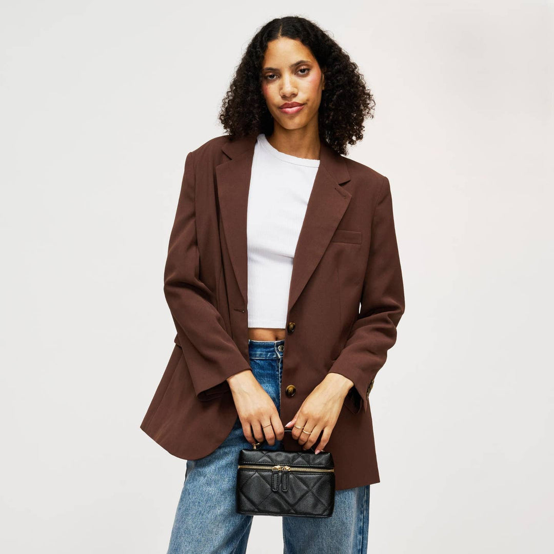 BK Snow Crossbody Bag in Black available at Barbara Katz