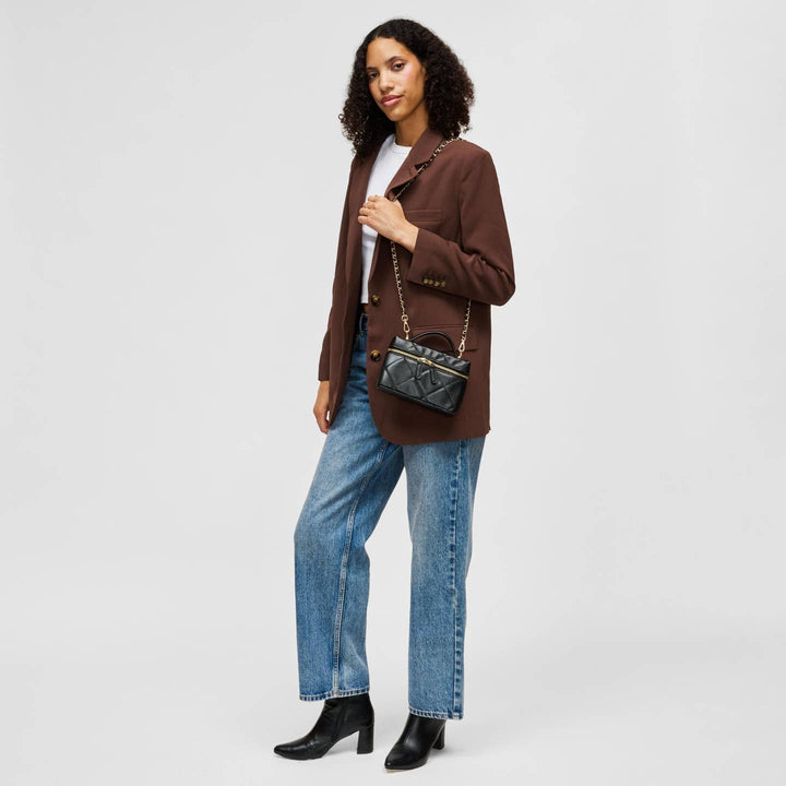 BK Snow Crossbody Bag in Black available at Barbara Katz