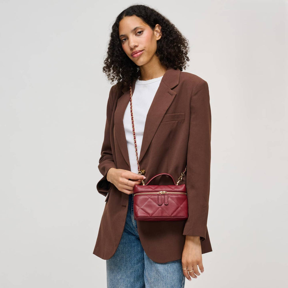 BK Snow Crossbody Bag in Burgundy available at Barbara Katz