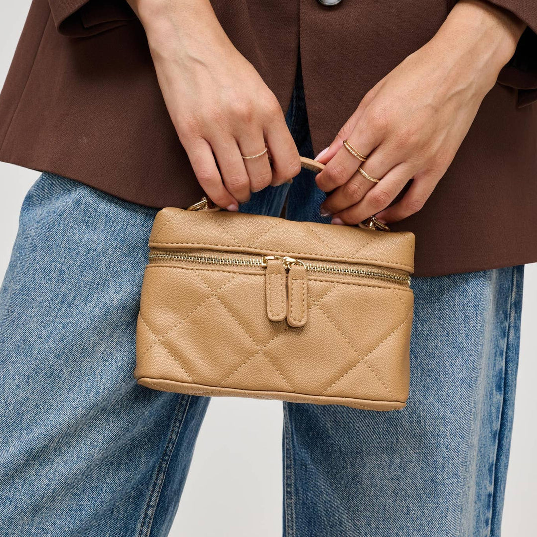 BK Snow Crossbody Bag in Natural available at Barbara Katz