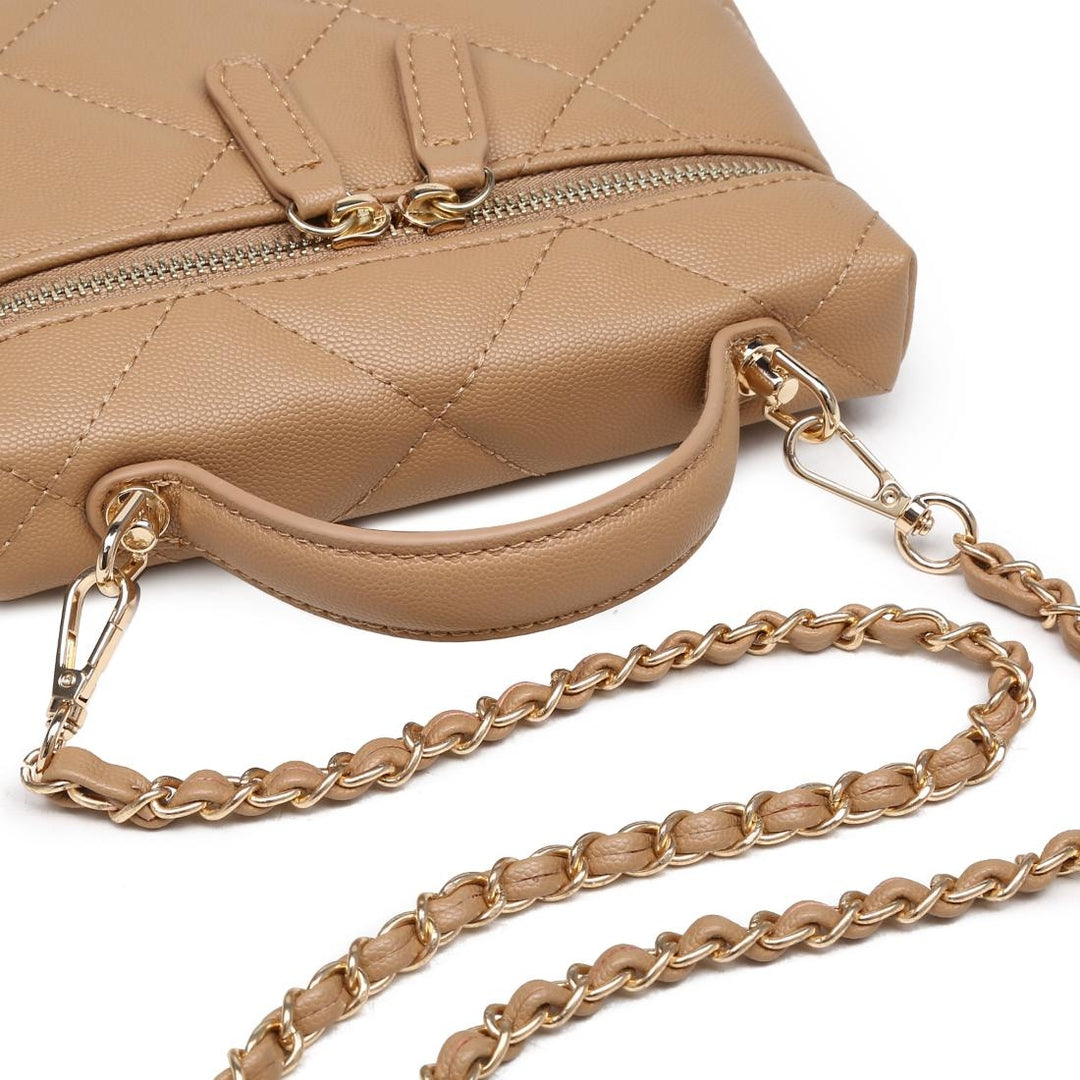 BK Snow Crossbody Bag in Natural available at Barbara Katz