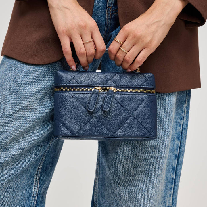BK Snow Crossbody Bag in Navy available at Barbara Katz