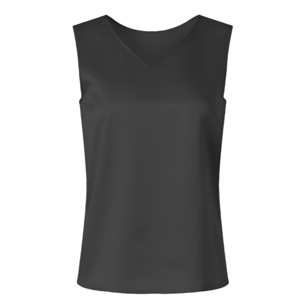 Diomi Sateen Reversible Tank Top in Black available at Barbara Katz