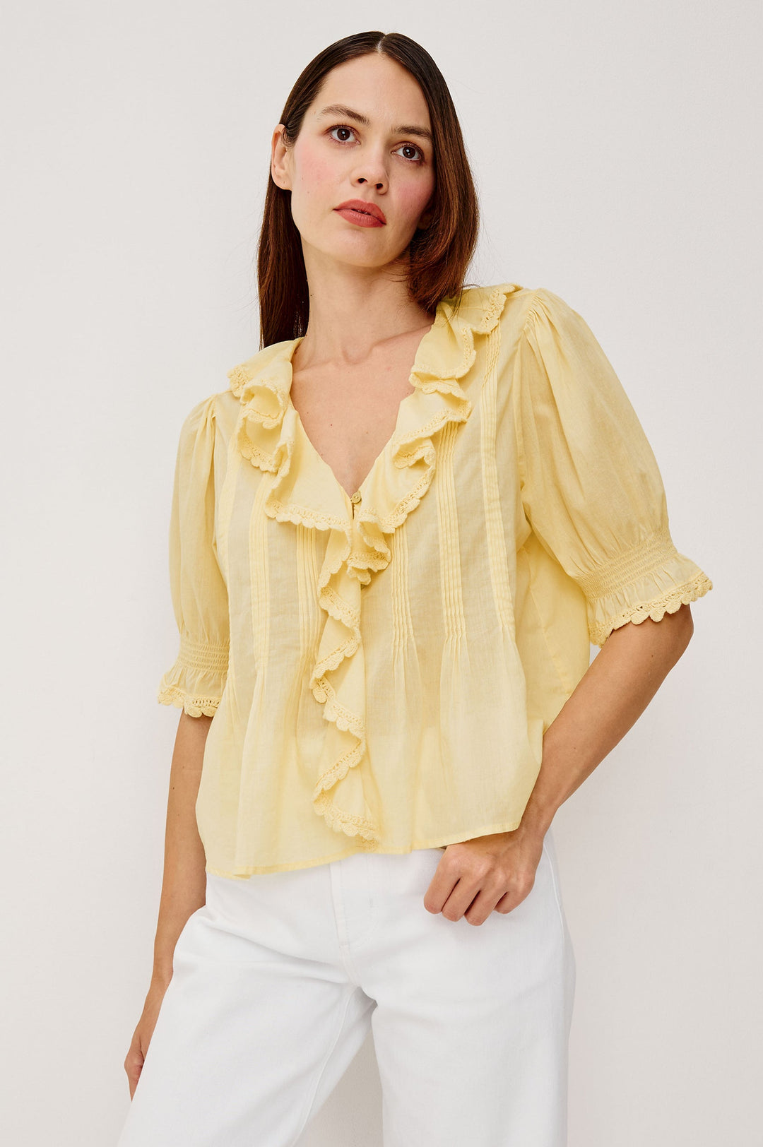 Rails Bloom Blouse in Sunshine available at Barbara Katz