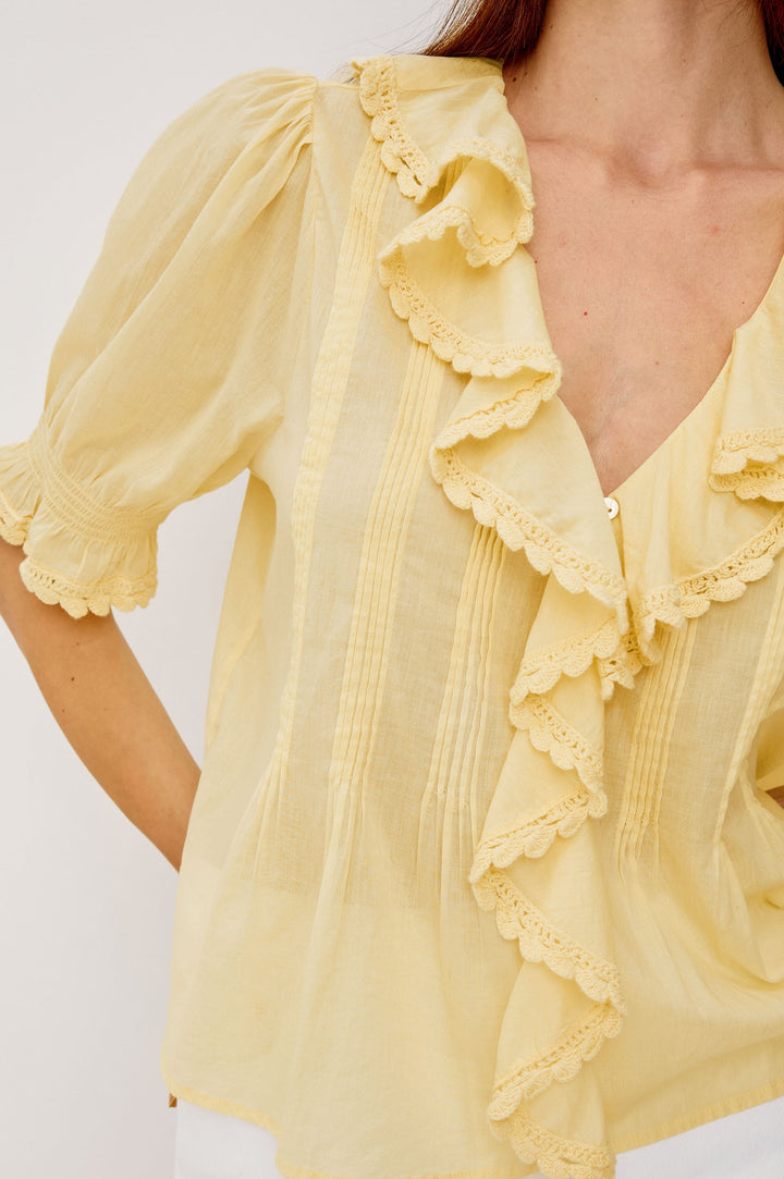 Rails Bloom Blouse in Sunshine available at Barbara Katz