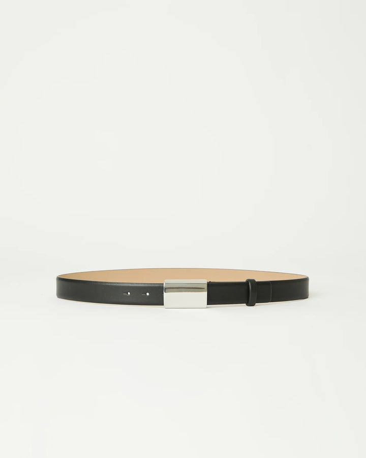 B-Low The Belth Mason Mini Leather Belt in Black Silver avaialble at Barbara Katz