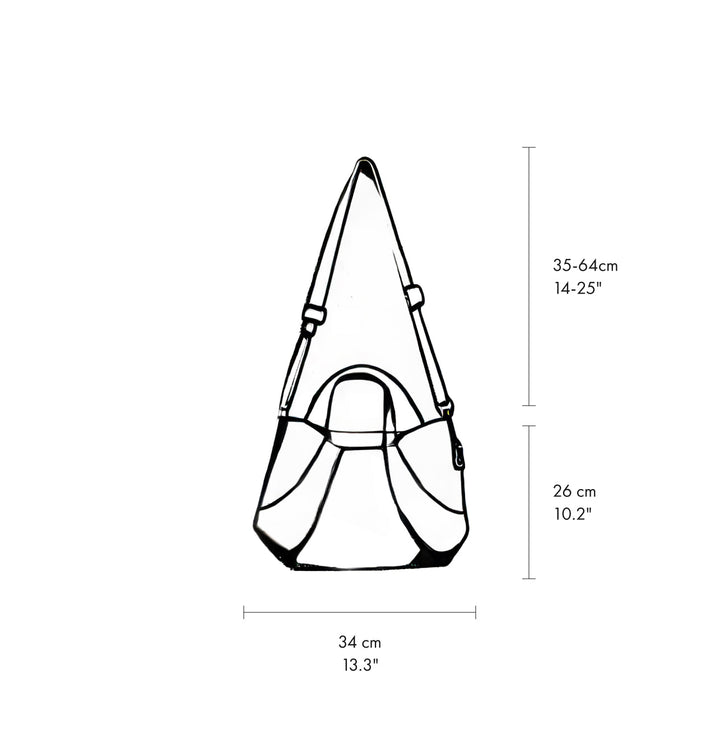 Daniella Lehavi Bali Satchel Bag measurements