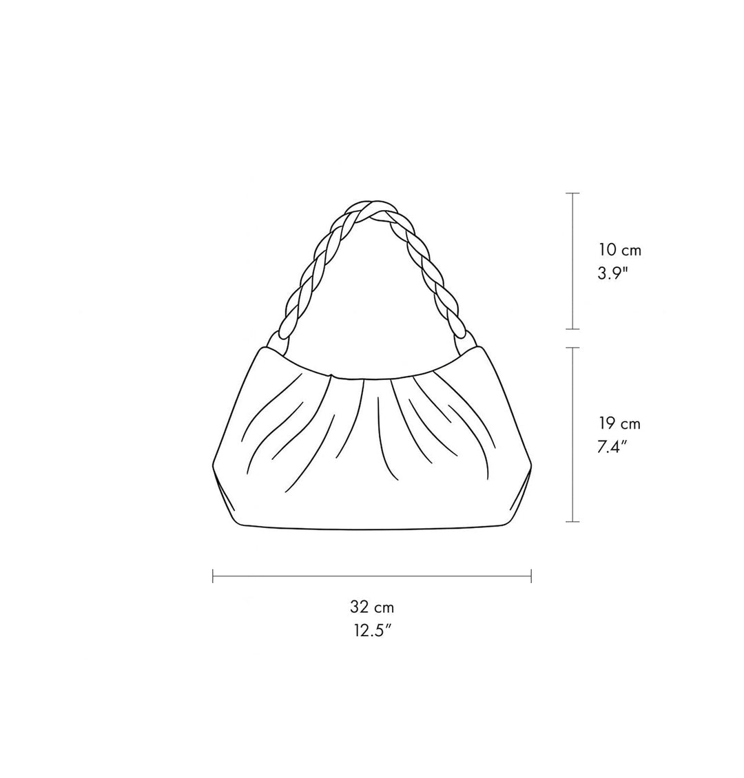 Daniella Lehavi Bali Braided Landscape Bag measurements
