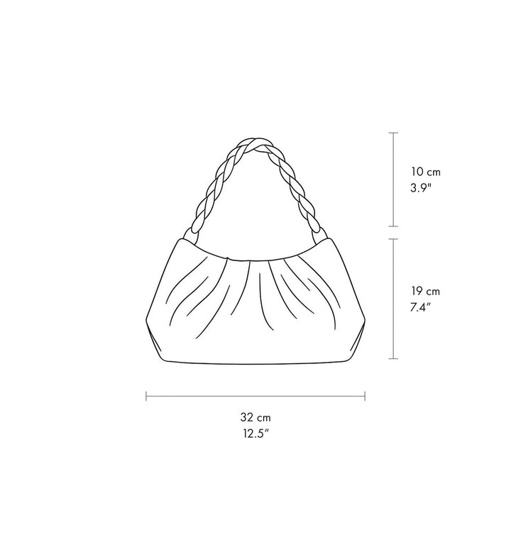 Daniella Lehavi Bali Braided Landscape Bag measurements