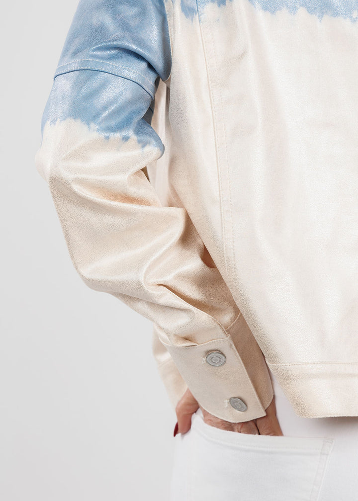 BK Blair Ombre Jacket in Denim Wash available at Barbara Katz