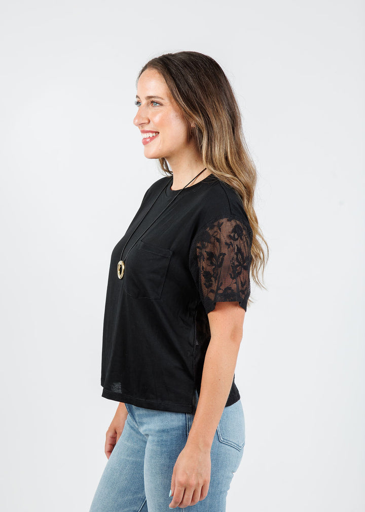 BK Lauri Top in Black available at Barbara Katz