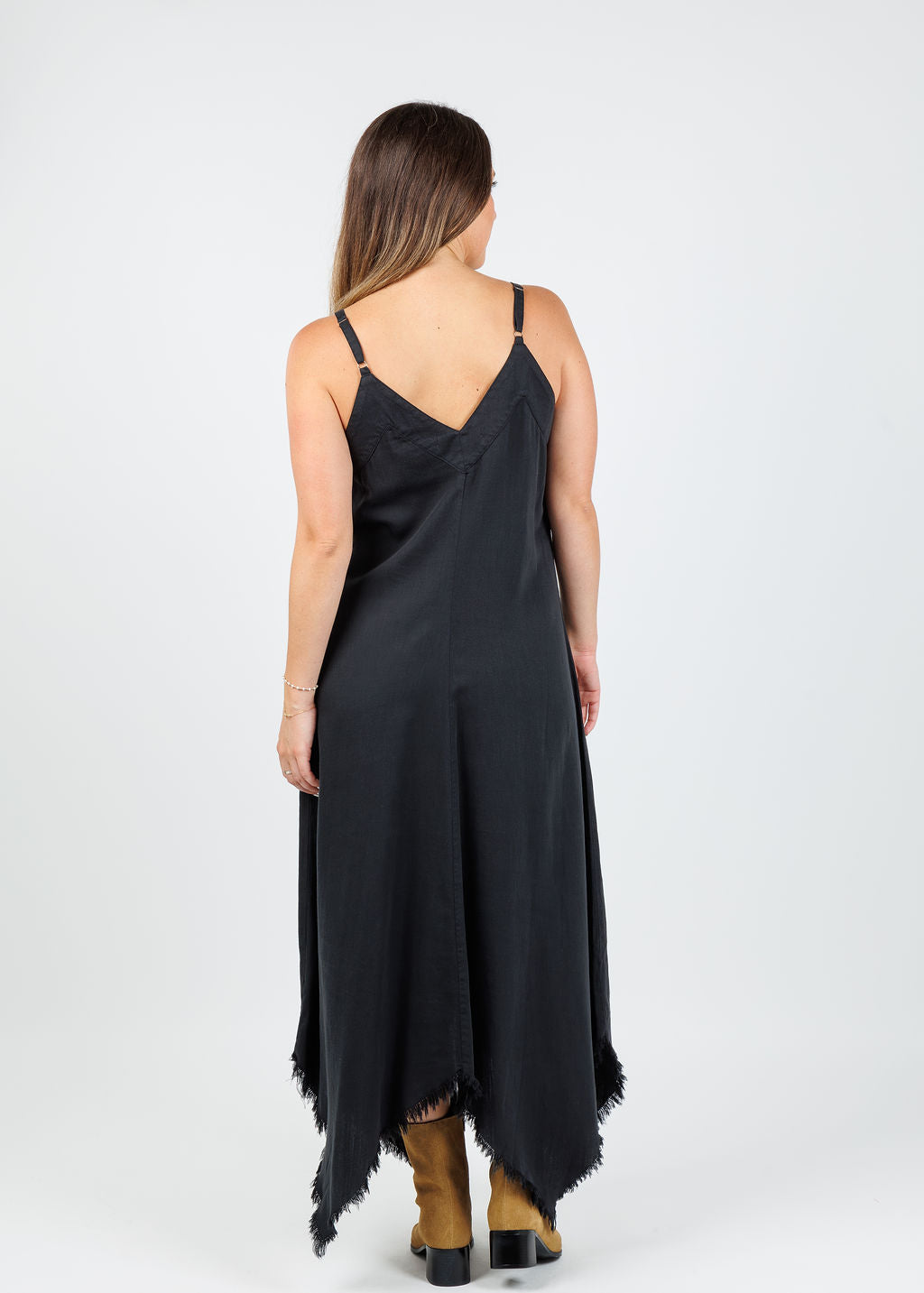 BK Swing Tank Dress in Black available at Barbara Katz