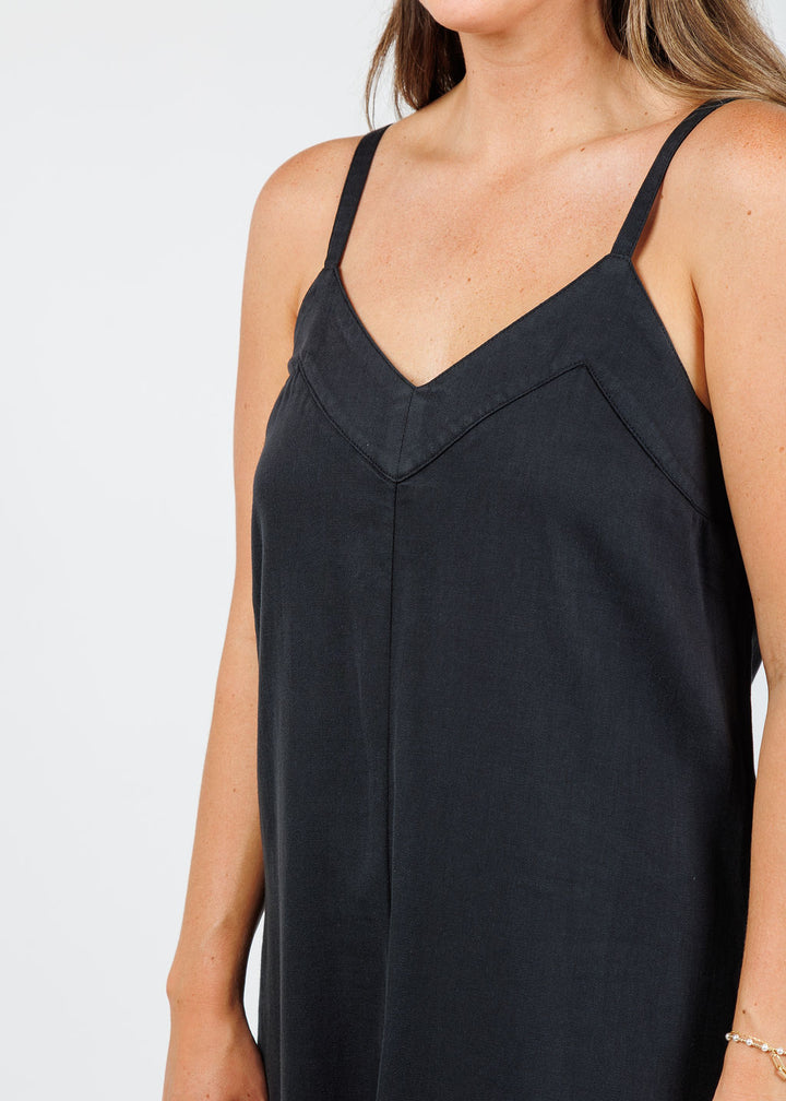 BK Swing Tank Dress in Black available at Barbara Katz