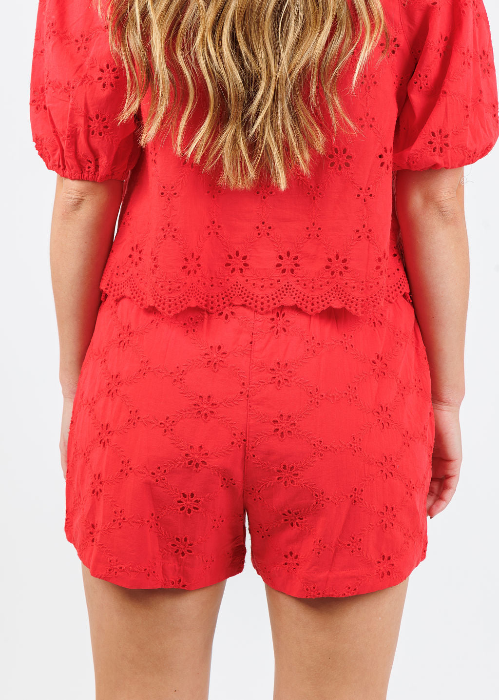 BK Yuiko Shorts in Poppy available at Barbara Katz
