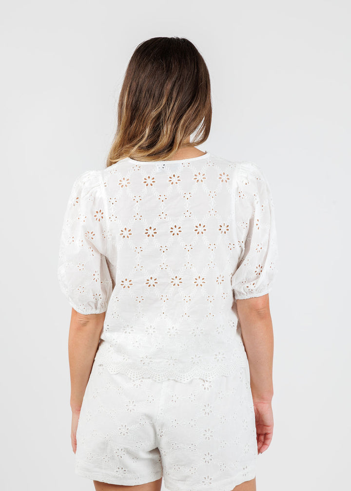 BK Yuiko Top in Eggshell available at Barbara Katz