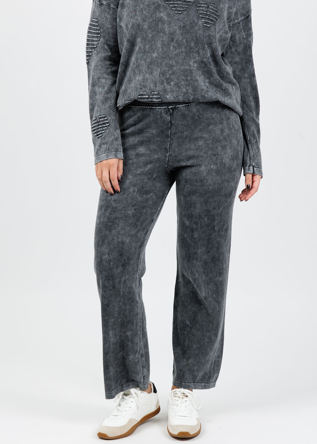 BK Amelia Sweatpants in Charcoal available at Barbara Katz