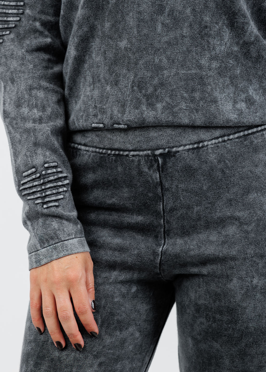 BK Amelia Sweatpants in Charcoal available at Barbara Katz