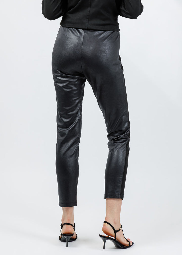 BK Madison Suede Pants in Black available at Barbara Katz