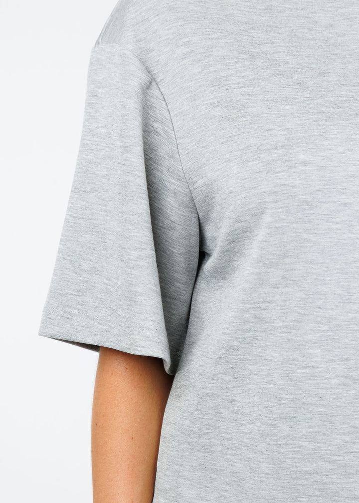 BK Magie Wide Sleeve Sweatshirt in Heather Grey available at Barbara Katz