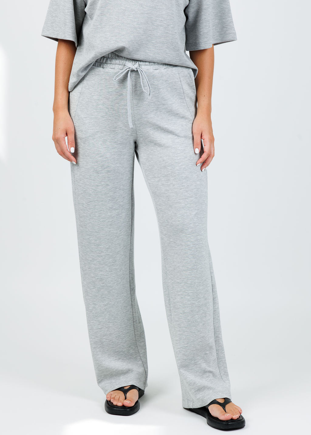 BK Roci Sweatpants in Heather Grey available at Barbara Katz