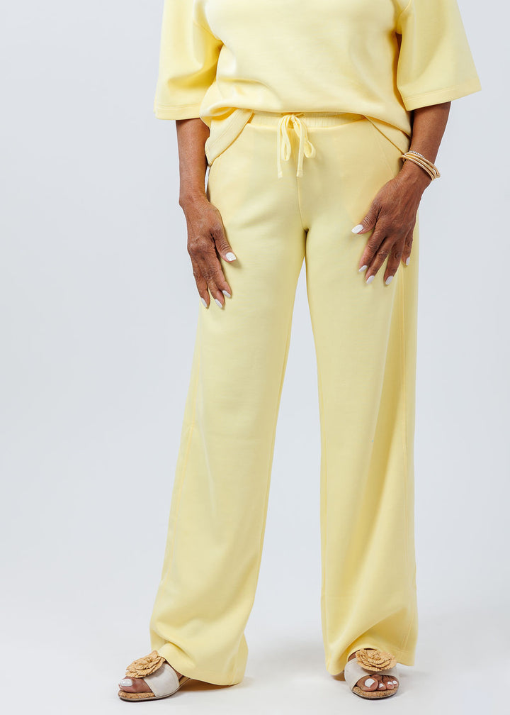 BK Roci Sweatpants in Creamy Yellow available at Barbara Katz