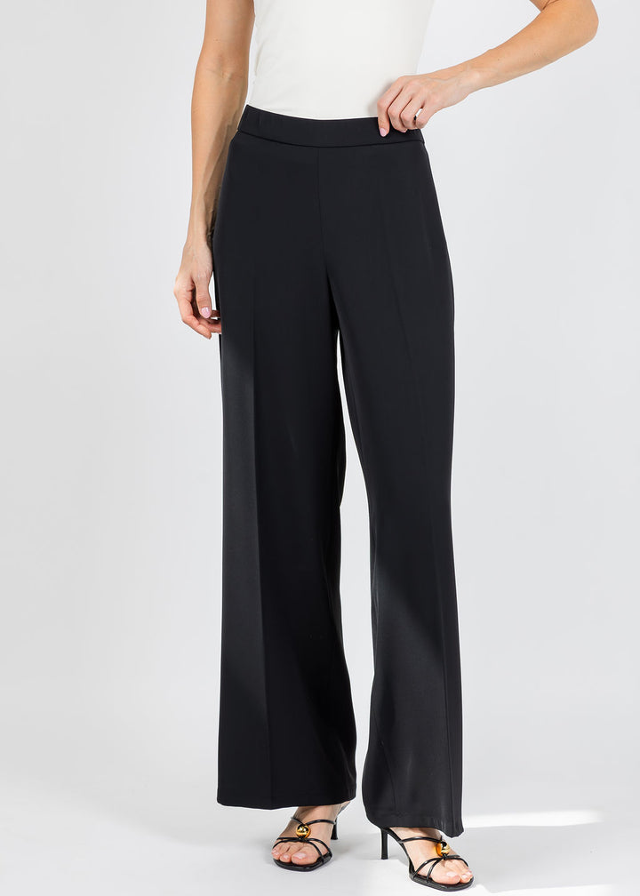 Bariloche Tasos Crepe Side Zip Pants in Black available at Barbara Katz