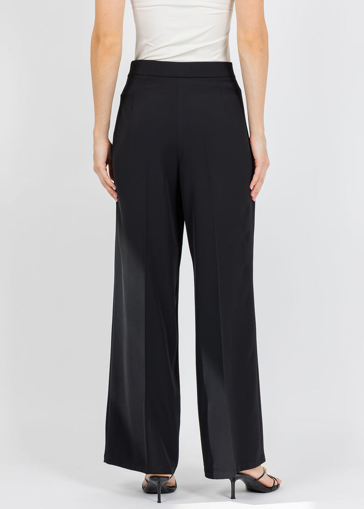 Bariloche Tasos Crepe Side Zip Pants in Black available at Barbara Katz