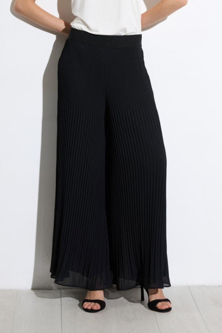 Bariloche Musa Chiffon Palazzo Pants in Black available at Barbara Katz