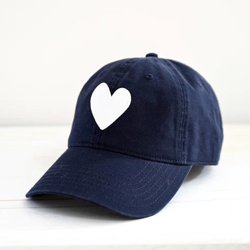 Baseball Hat Heart Patch
