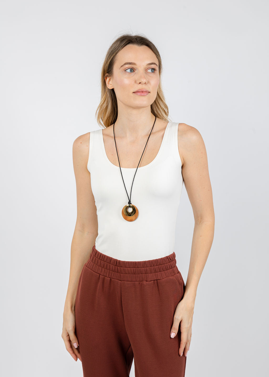 Ben Amun Sloane Necklace in Gold available at Barbara Katz