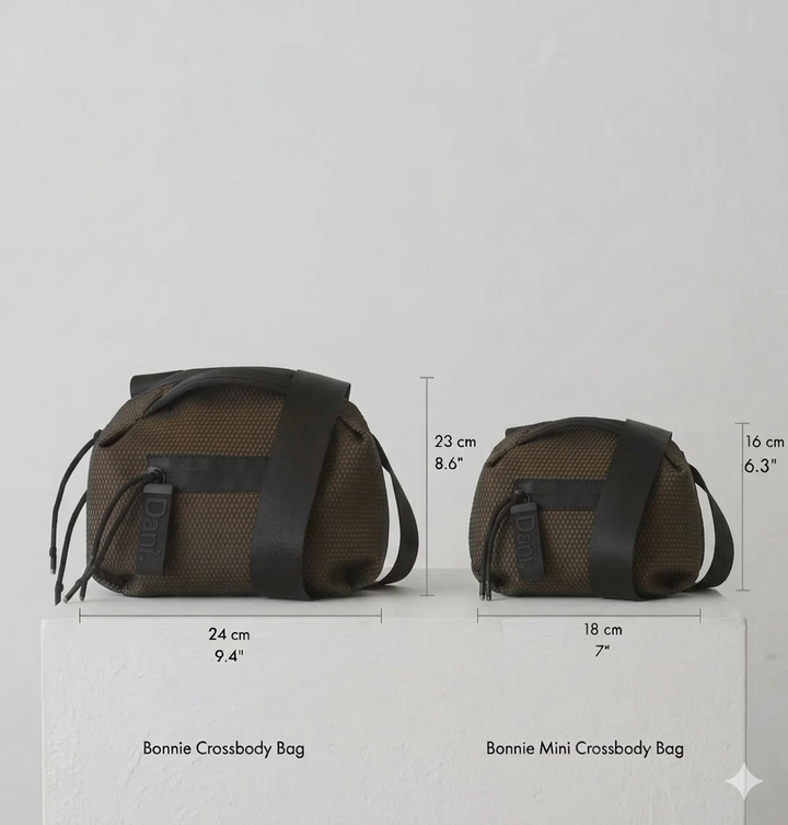 Daniella Lehavi Bonnie Crossbody Bag size comparison