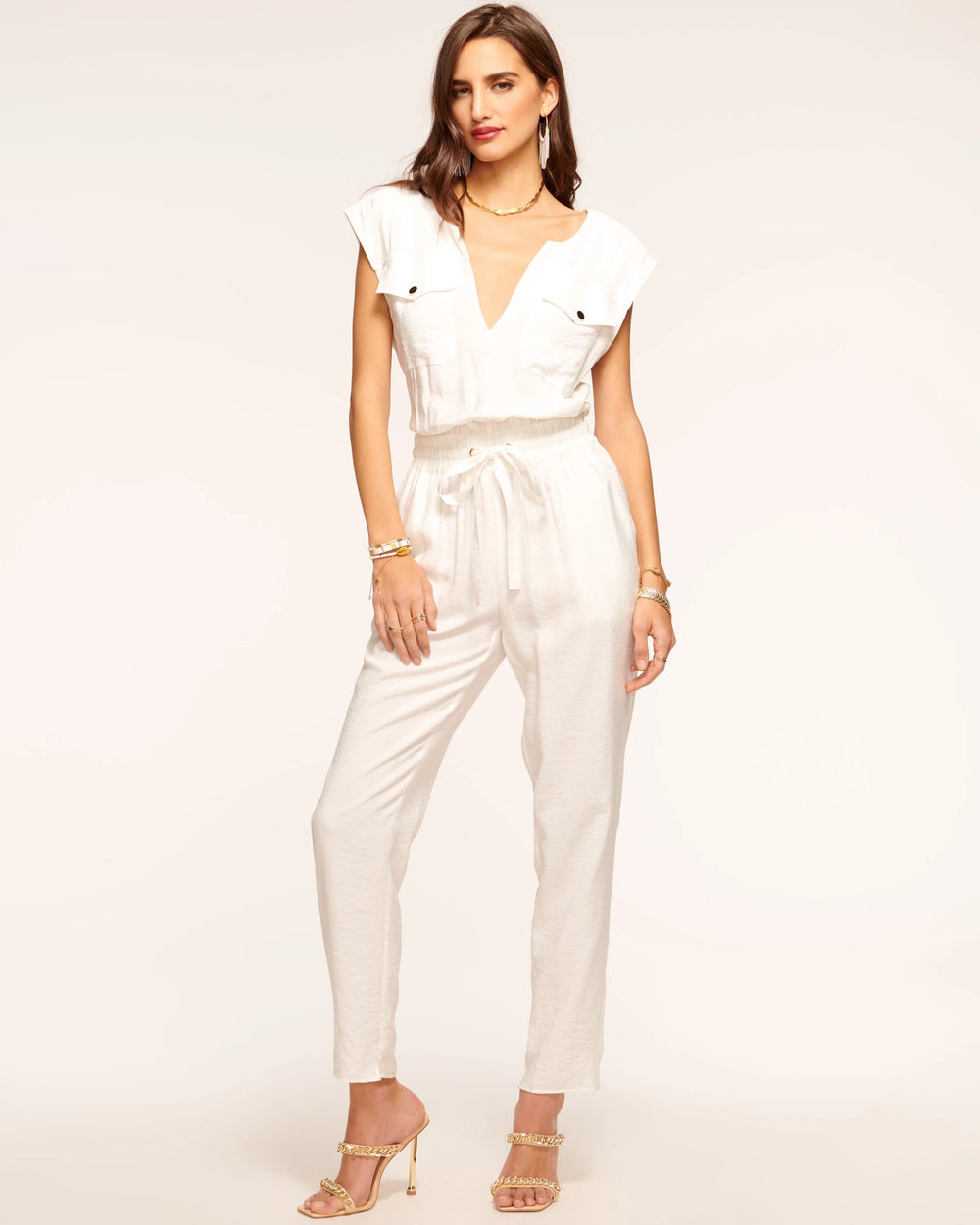 Bria Jumpsuit - Ivory