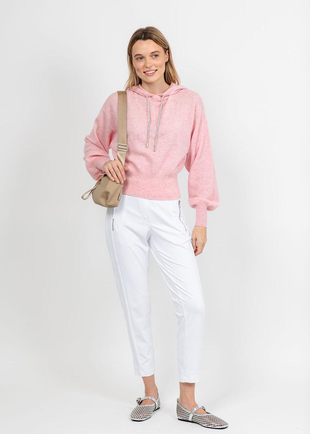 Brodie Hilary Hoodie 2.0 - Crystal Pink available at Barbara Katz