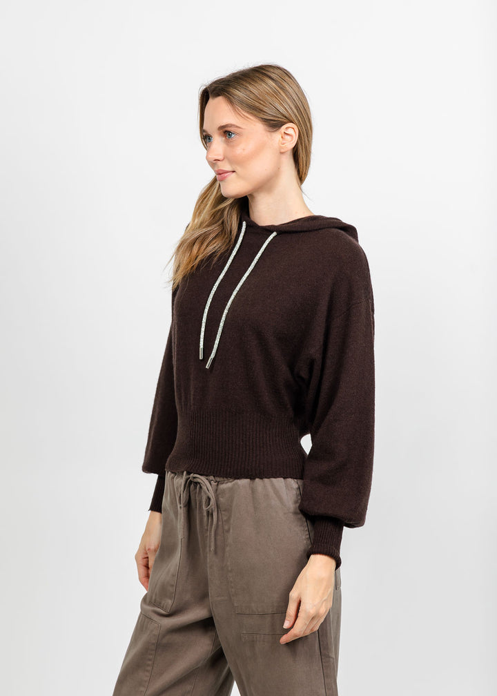 Brodie Hilary Hoodie 2.0 - Dark Brown available at Barbara Katz