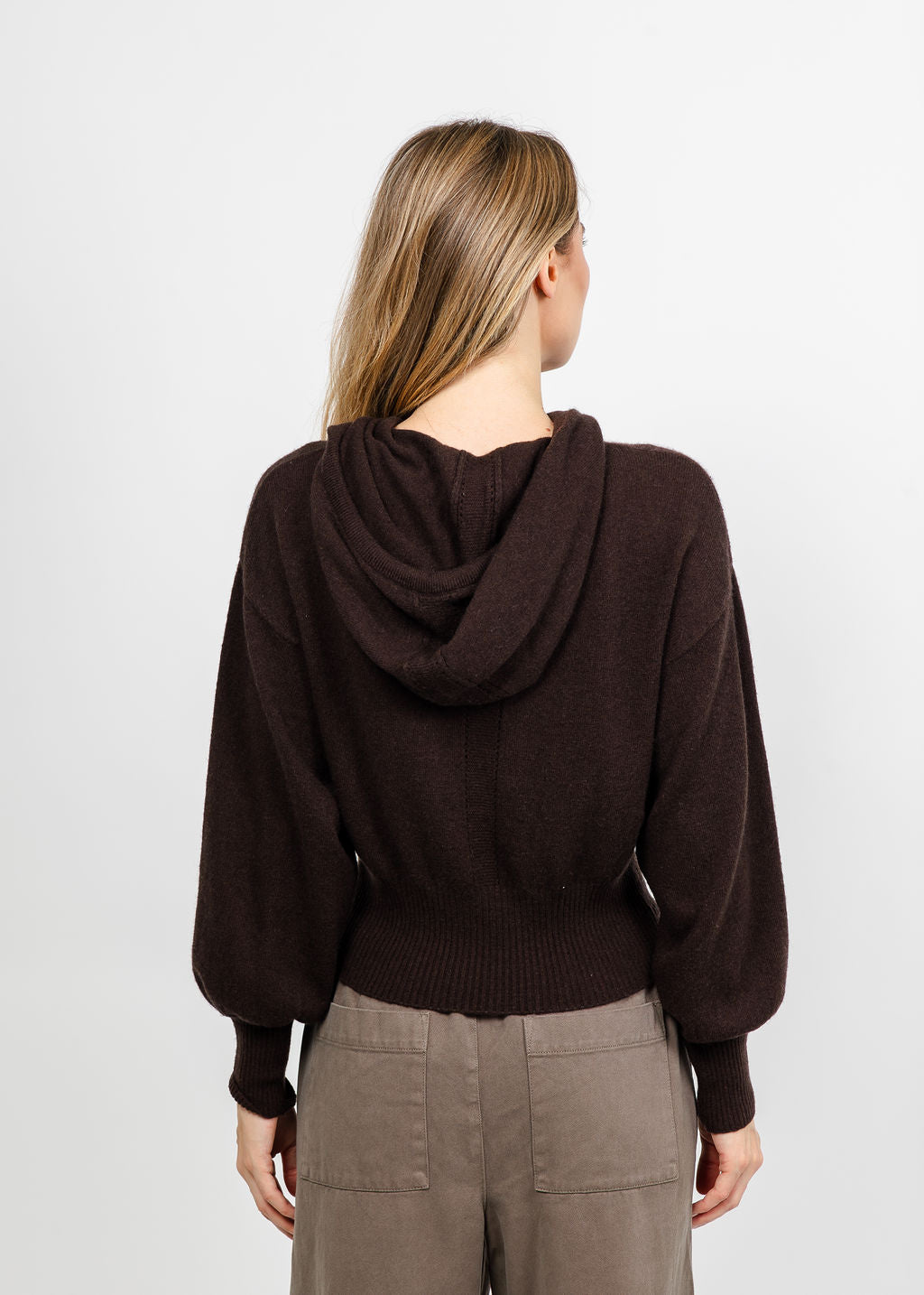 Brodie Hilary Hoodie 2.0 - Dark Brown available at Barbara Katz
