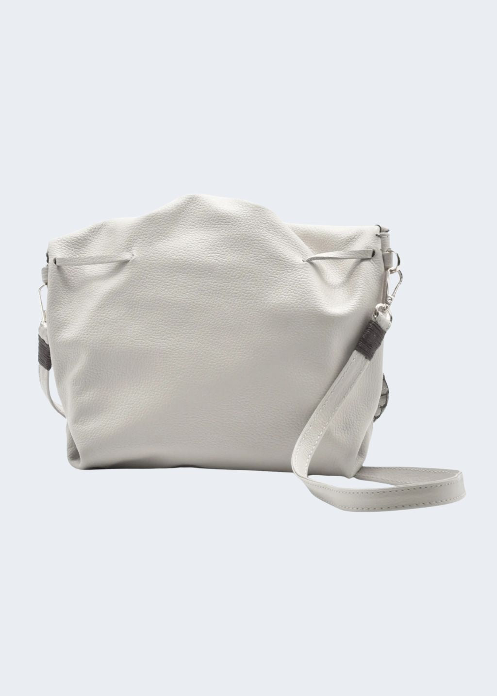 Carlos Falchi Medium Butterfly Bag in Porcelain available at Barbara Katz