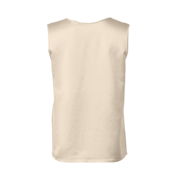 Diomi Sateen Reversible Tank Top in Champagne available at Barbara Katz