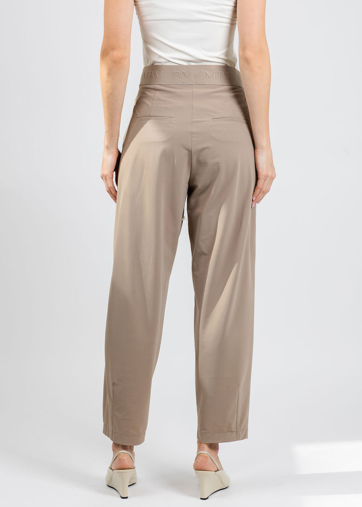 Cambio Elena Utility Pants in Dark Taupe available at Barbara Katz