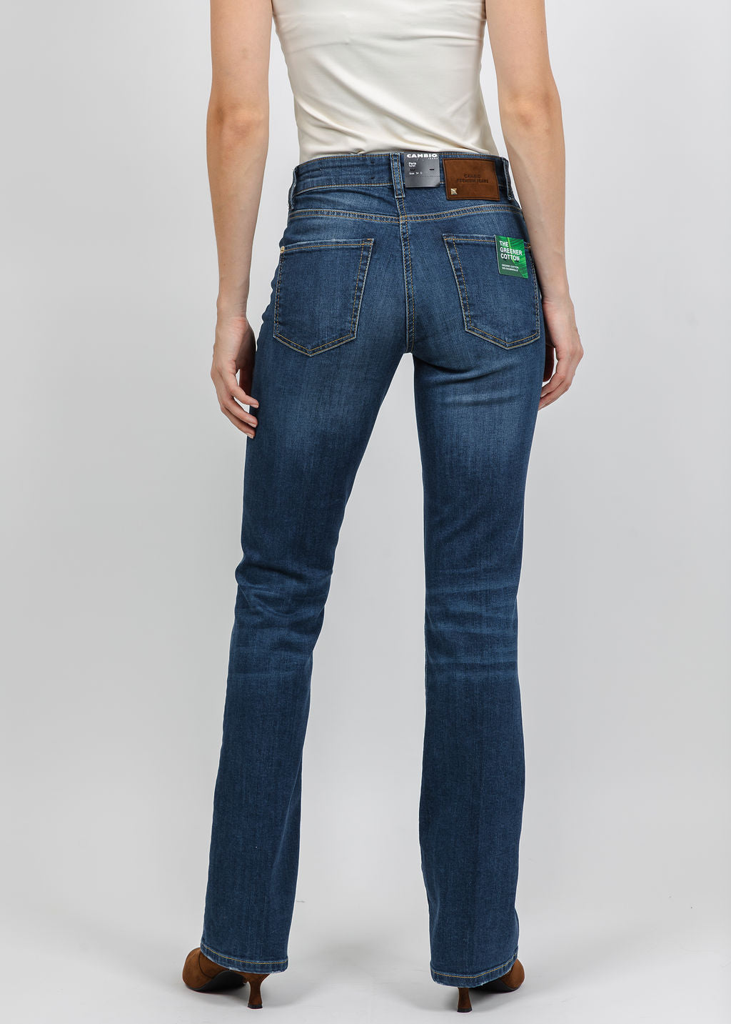 Cambio Paris Flared Pant 33" - Modern Casual Used available at Barbara Katz